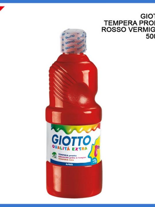 Giotto Tempera Pronta 500Mlrosso Vermigl