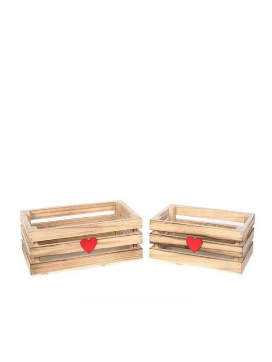 Cassette Con Cuore In Legn