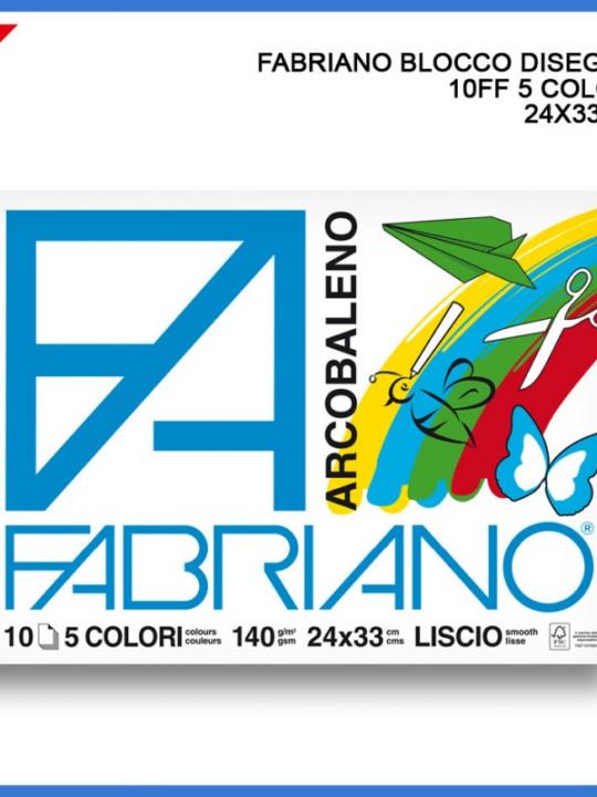 Fabraino Disegno Arcobaleno 24X33 10F 5C