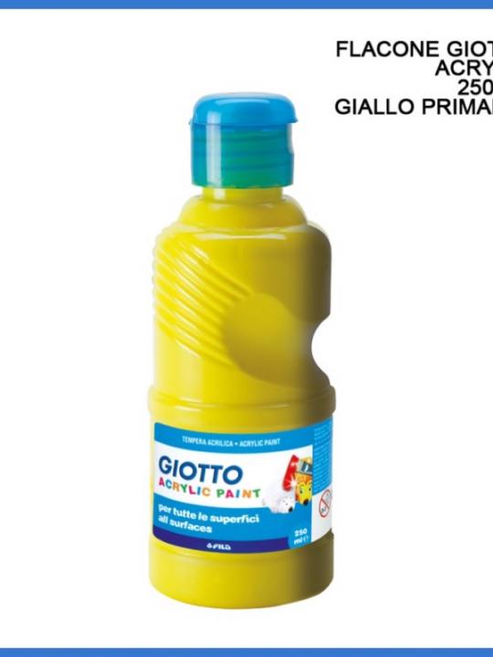 Giotto Acrylic Paint 250Ml Giallo Primag