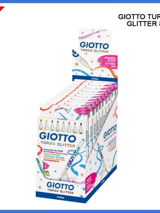 Giotto Pennarelli Turbo Glitter 10Pz