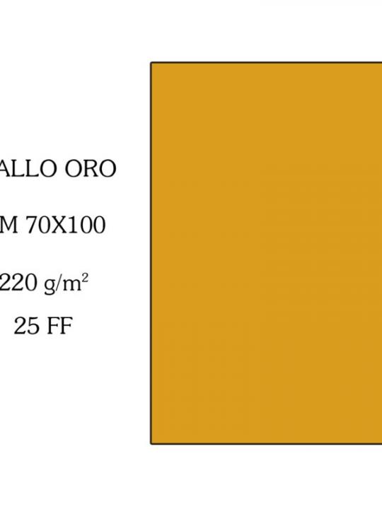 Cartoncino K70X100Cm Giallo Oro