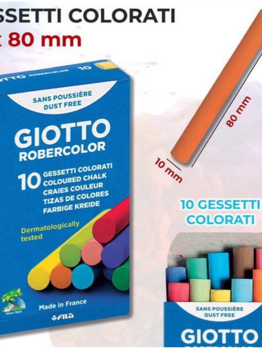Giotto Gessetti X10 Colorati