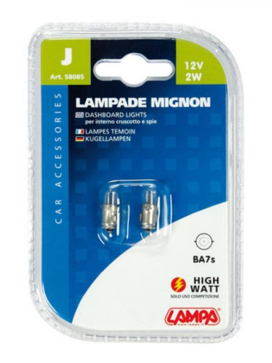 Cp.Lampade Mignon 12V 2W Ba7S