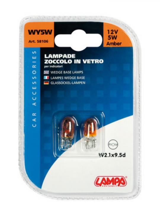 Cp.Lampade Zocc.Vetro 5W T10