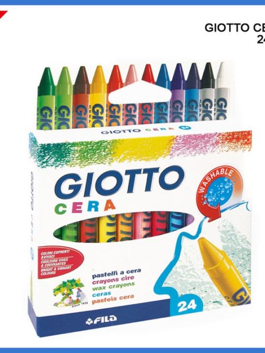 Giotto Pastelli Cera 24Pz