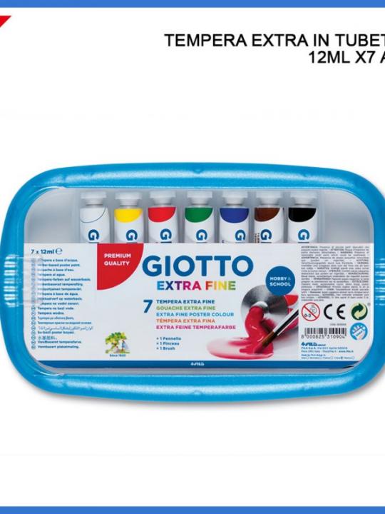 Giotto Tempera 12Ml 7Pz Ass