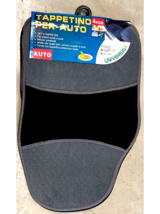 Set 4Pz Tappetini Per Auto Universale 20