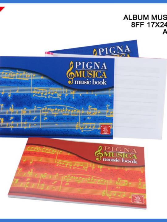 Pigna Album Musica 17X24Cm 32Ff Ass