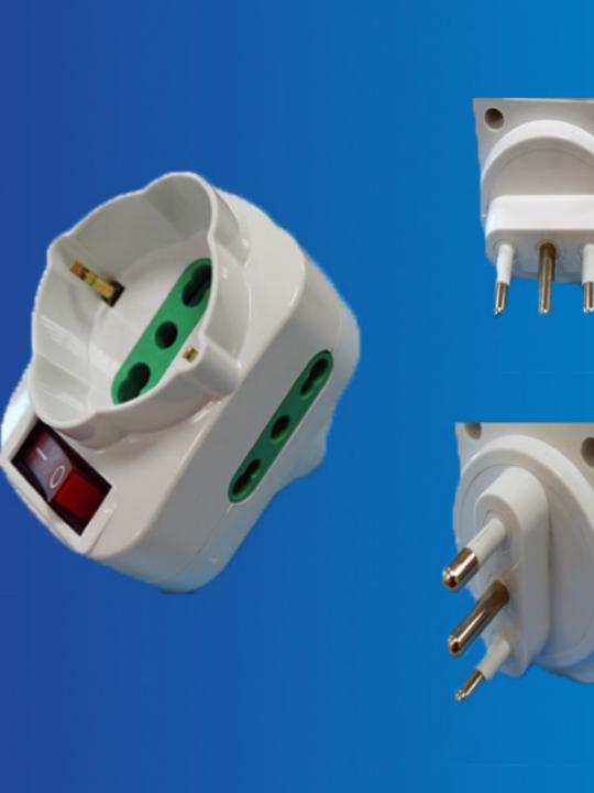 Adattatore Rotante Con Interruttore Spin