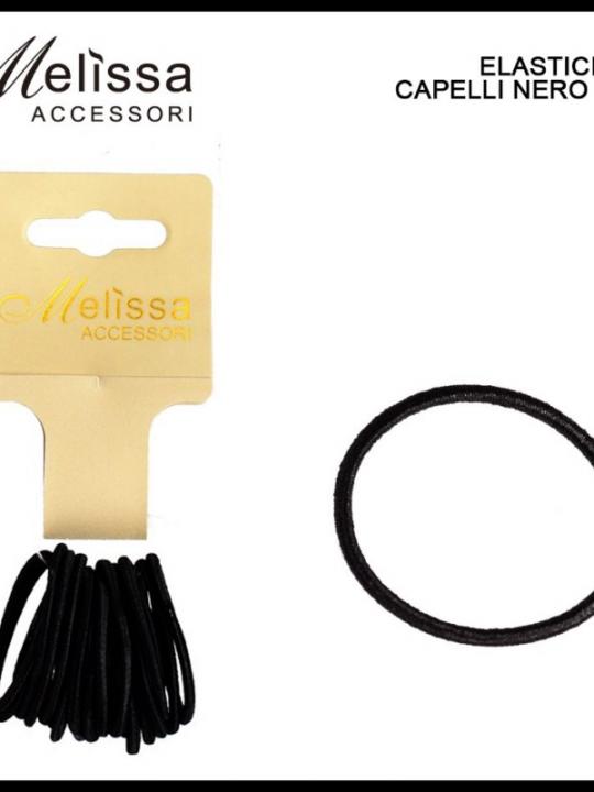 Elastici Per Capelli Nero 18Pz