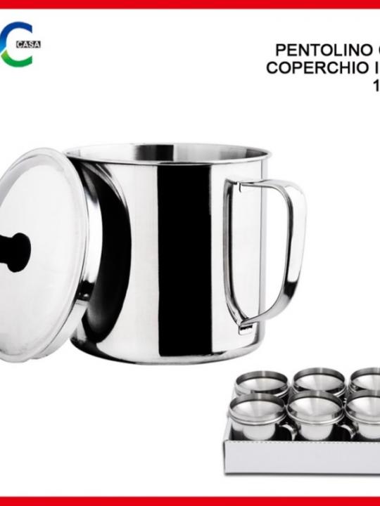 Pentolino Con Coperchio Inox 11Cm