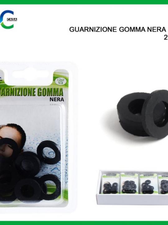 Guarnizione Di Gomma Nera 2,4Cm 12Pz