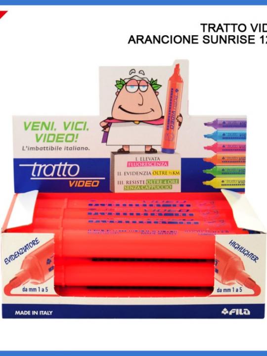 Tratto Video Evidenziatore 1/5Mm Arancio