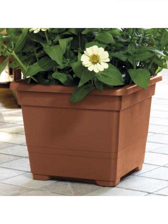 Vaso Quadrato 32Cm Terracotta