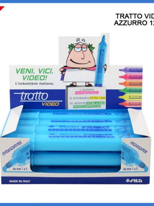 Tratto Video Evidenziatore 1/5Mm Azzurro