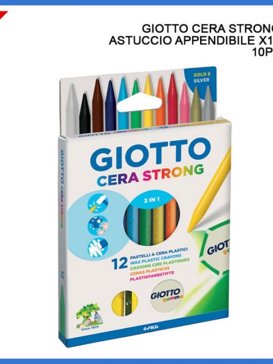 Giotto Pastello Cera Strong 12Pz